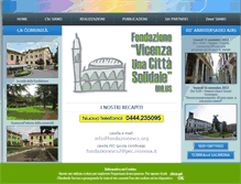 Tablet Screenshot of fondazionevcs.org